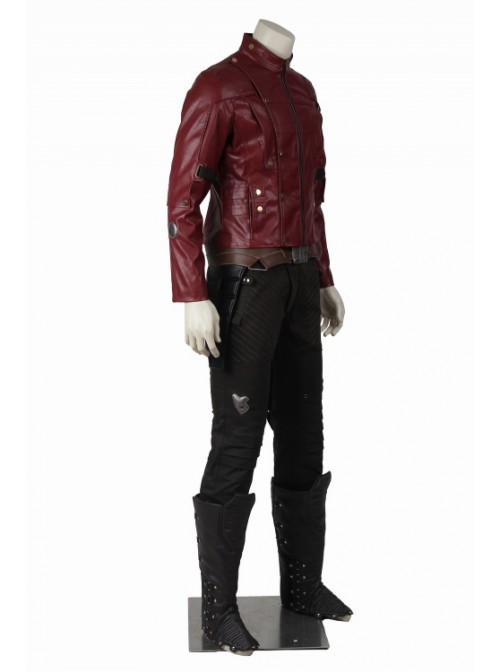 Guardians Of The Galaxy Star-Lord Peter Quill Red Jacket Set Halloween Cosplay Costume