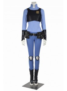 Movie Zootopia Rabbit Policewoman Judy Hopps Halloween Cosplay Costume