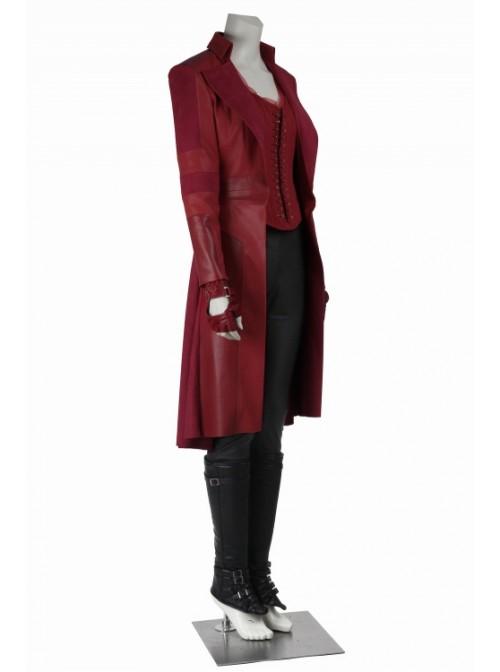 Captain America: Civil War Scarlet Witch Wanda Maximoff Halloween Cosplay Costume