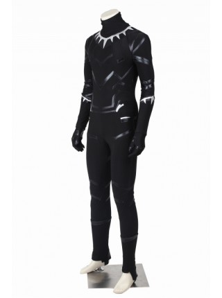 Captain America: Civil War Black Panther T'Challa Halloween Cosplay Costume
