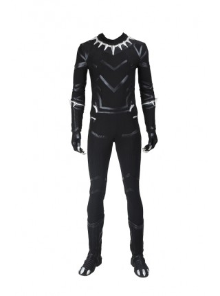 Captain America: Civil War Black Panther T'Challa Set 2 Halloween Cosplay Costume