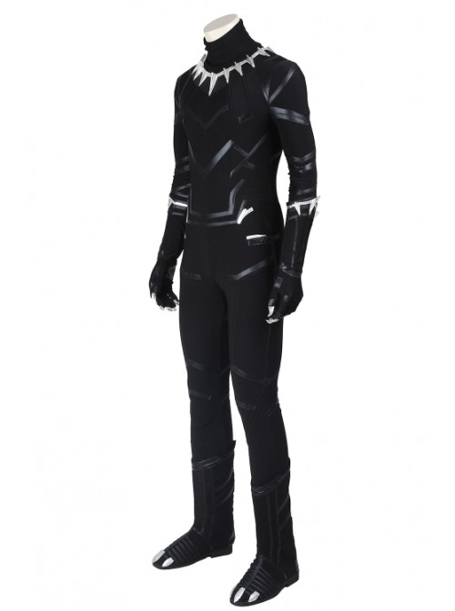 Captain America: Civil War Black Panther T'Challa Set 2 Halloween Cosplay Costume