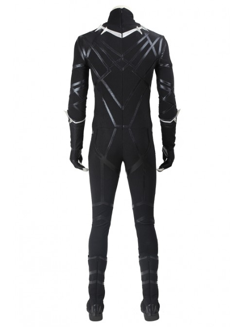 Captain America: Civil War Black Panther T'Challa Set 2 Halloween Cosplay Costume