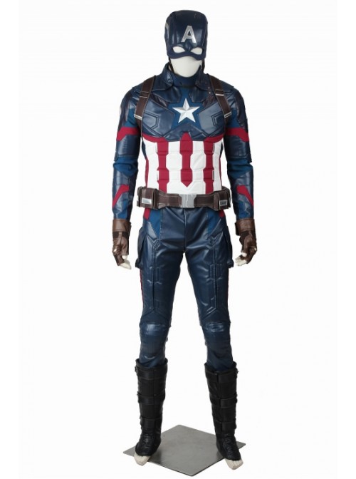 Captain America: Civil War Captain America Steve Rogers Halloween Cosplay Costume