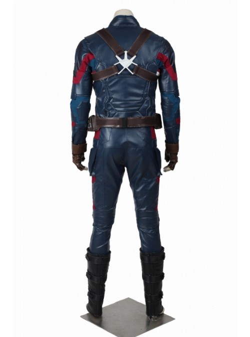 Captain America: Civil War Captain America Steve Rogers Halloween Cosplay Costume