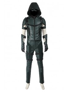 Arrow Season 4 Green Arrow Oliver Queen Halloween Cosplay Costume