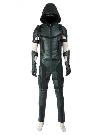 Arrow Season 4 Green Arrow Oliver Queen Halloween Cosplay Costume