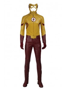 The Flash Season 3 Wally West Kid Flash Halloween Cosplay Costume