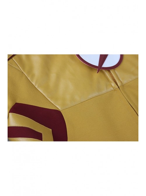 The Flash Season 3 Wally West Kid Flash Halloween Cosplay Costume