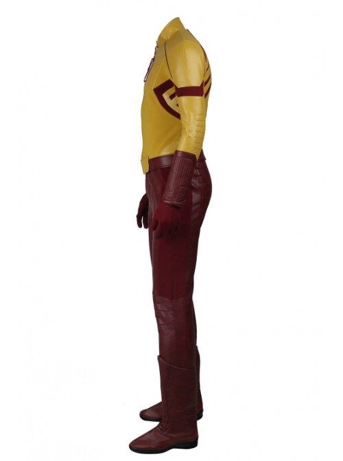 The Flash Season 3 Wally West Kid Flash Halloween Cosplay Costume