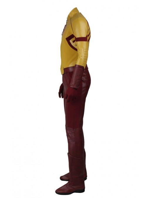 The Flash Season 3 Wally West Kid Flash Halloween Cosplay Costume