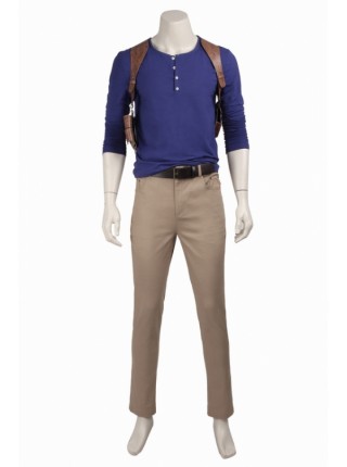 Uncharted 4: A Thief's End Nathan Drake Halloween Cosplay Costume