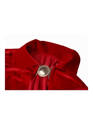 Sleeping Beauty Prince Phillip Red Cloak Set Halloween Cosplay Costume