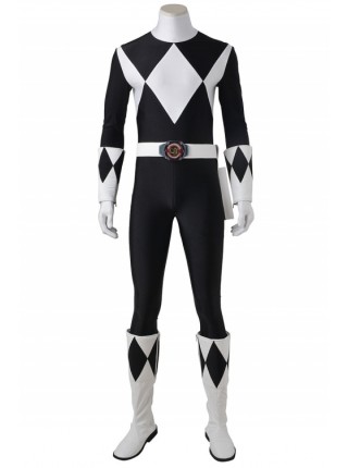American Version Mighty Morphin Power Rangers Zack Woolly Mammoth Ranger Halloween Cosplay Costume