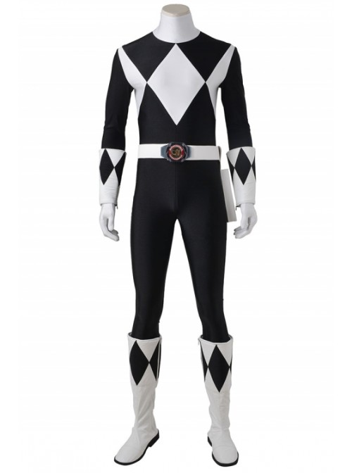 American Version Mighty Morphin Power Rangers Zack Woolly Mammoth Ranger Halloween Cosplay Costume
