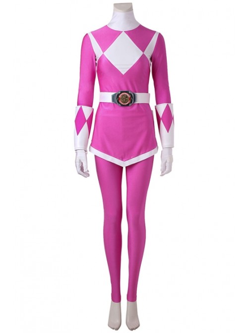 American Version Mighty Morphin Power Rangers Kimberly Pterosaur Ranger Halloween Cosplay Costume