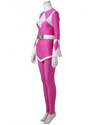 American Version Mighty Morphin Power Rangers Kimberly Pterosaur Ranger Halloween Cosplay Costume