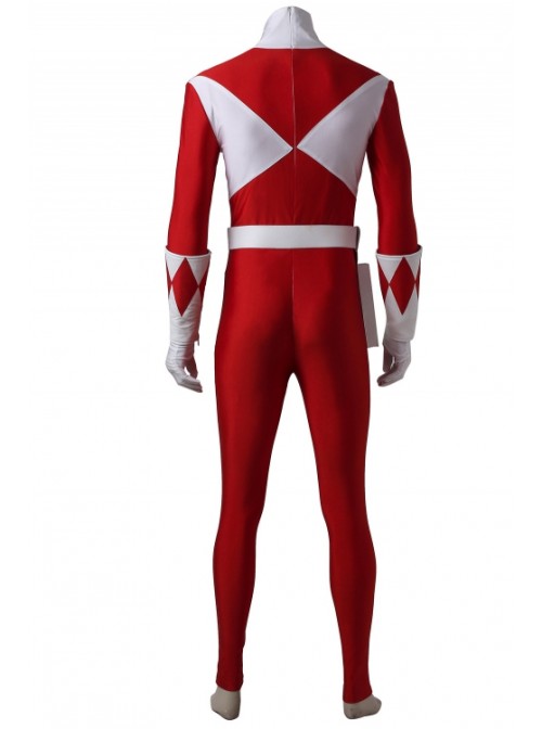 American Version Mighty Morphin Power Rangers Jason Tyrannosaurus Ranger Halloween Cosplay Costume