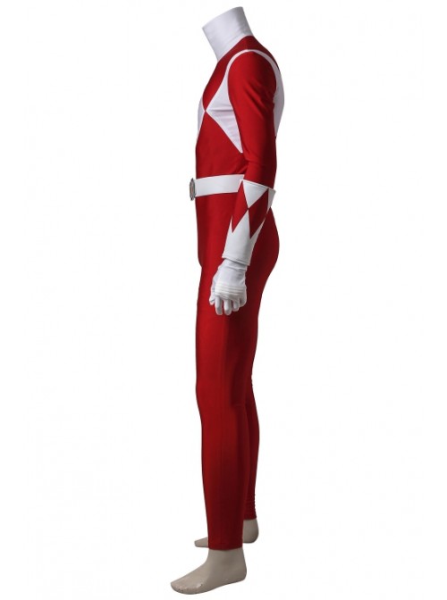 American Version Mighty Morphin Power Rangers Jason Tyrannosaurus Ranger Halloween Cosplay Costume