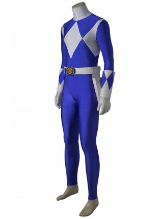 American Version Mighty Morphin Power Rangers Billy Triceratops Ranger Halloween Cosplay Costume