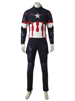 Avengers: Age Of Ultron Captain America Steve Rogers Halloween Cosplay Costume