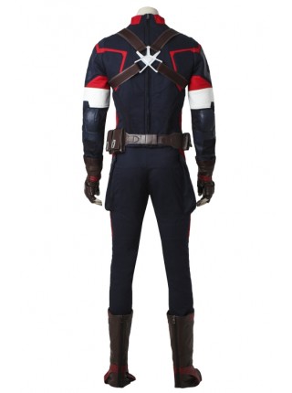 Avengers: Age Of Ultron Captain America Steve Rogers Halloween Cosplay Costume