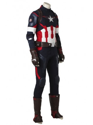 Avengers: Age Of Ultron Captain America Steve Rogers Halloween Cosplay Costume
