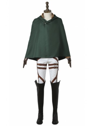 Attack On Titan Eren Jaeger Scouting Legion Halloween Cosplay Costume