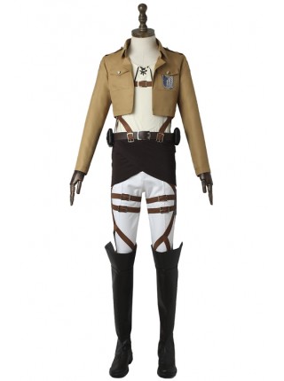 Attack On Titan Eren Jaeger Scouting Legion Halloween Cosplay Costume