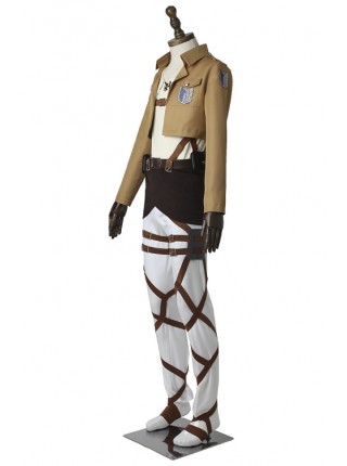 Attack On Titan Eren Jaeger Scouting Legion Halloween Cosplay Costume