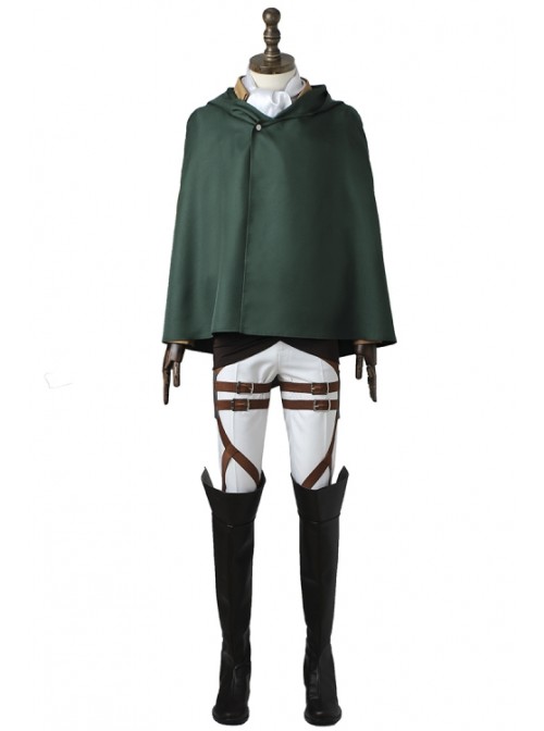 Attack On Titan Levi Ackerman Scouting Legion Halloween Cosplay Costume