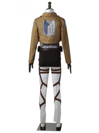 Attack On Titan Levi Ackerman Scouting Legion Halloween Cosplay Costume