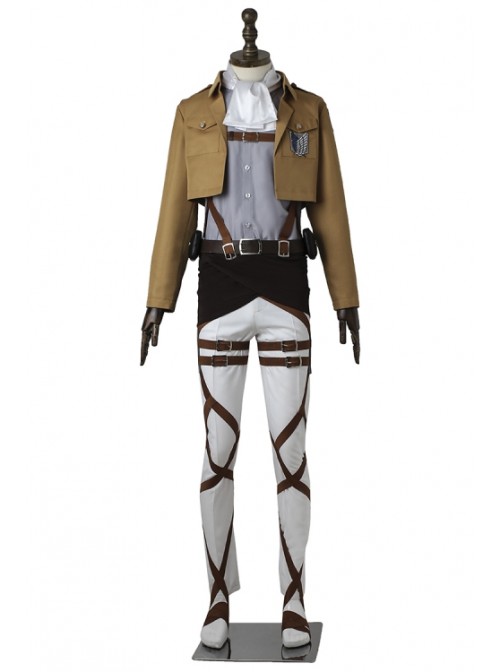 Attack On Titan Levi Ackerman Scouting Legion Halloween Cosplay Costume