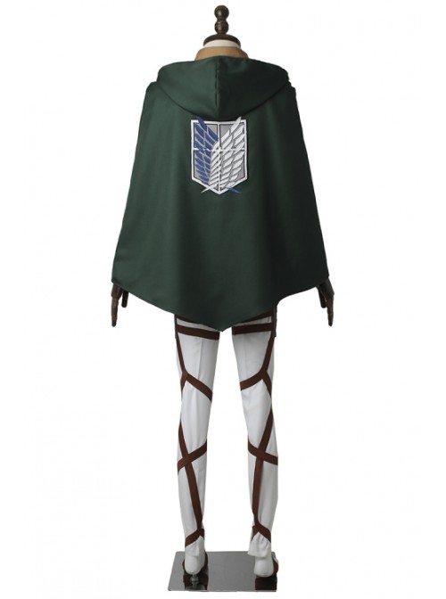 Attack On Titan Levi Ackerman Scouting Legion Halloween Cosplay Costume