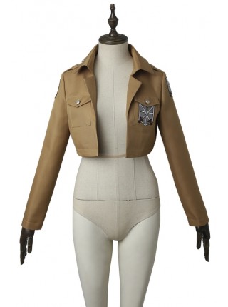 Attack On Titan Mikasa Ackerman Trainee Squad Halloween Cosplay Costume