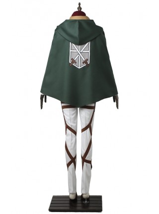 Attack On Titan Mikasa Ackerman Trainee Squad Halloween Cosplay Costume