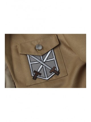 Attack On Titan Trainee Squad Combat Uniform Set 2 Halloween Cosplay Costume