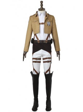 Attack On Titan Trainee Squad Combat Uniform Set 2 Halloween Cosplay Costume