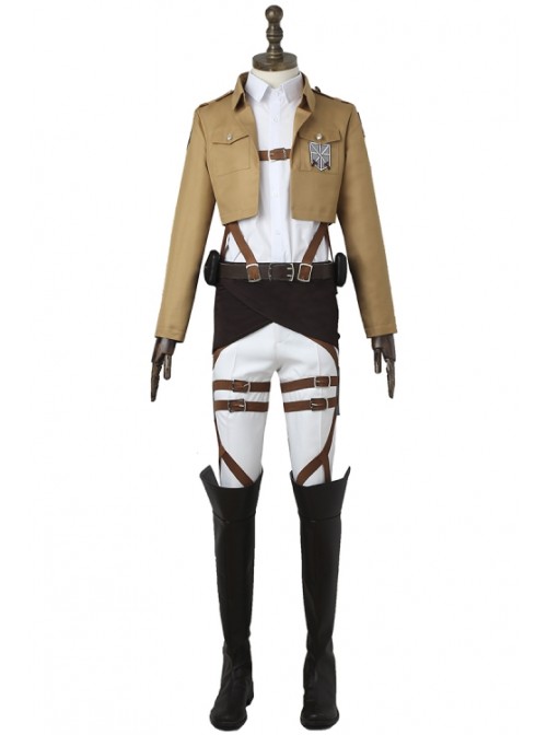 Attack On Titan Trainee Squad Combat Uniform Set 2 Halloween Cosplay Costume