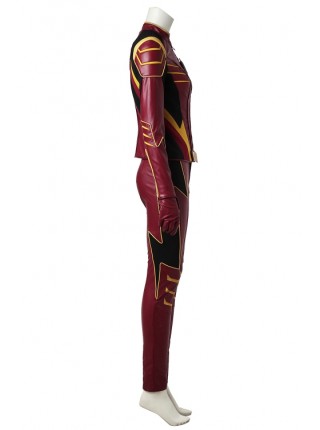 The Flash Season 3 Jesse Quick Halloween Cosplay Costume