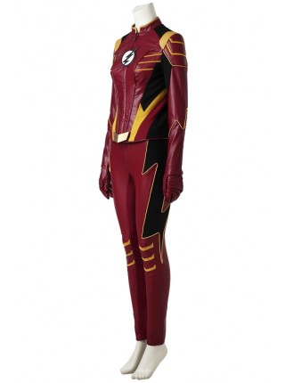 The Flash Season 3 Jesse Quick Halloween Cosplay Costume