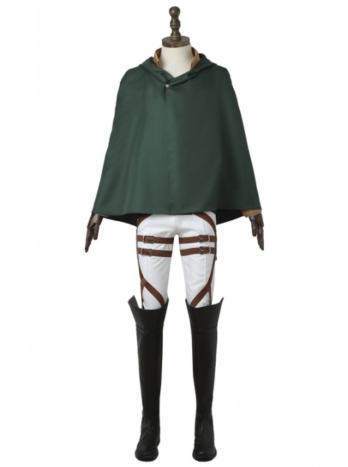 Attack On Titan Stationary Guard Combat Uniform Halloween Cosplay Costume