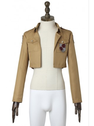 Attack On Titan Stationary Guard Combat Uniform Halloween Cosplay Costume