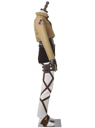 Attack On Titan Stationary Guard Combat Uniform Halloween Cosplay Costume