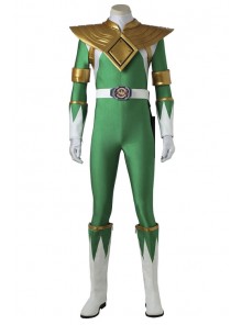 Mighty Morphin Power Rangers Dragon Ranger Halloween Cosplay Costume