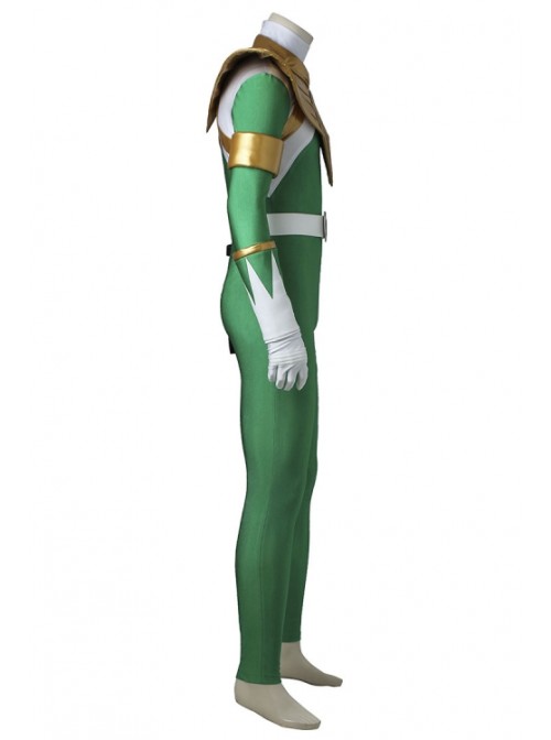 Mighty Morphin Power Rangers Dragon Ranger Halloween Cosplay Costume