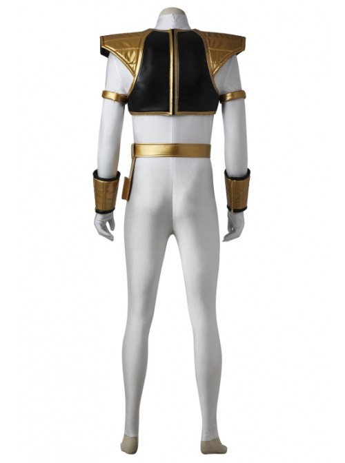 Mighty Morphin Power Rangers Tommy Oliver White Ranger Halloween Cosplay Costume