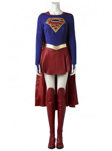 Supergirl Kara Zor-El Skirt Set Halloween Cosplay Costume