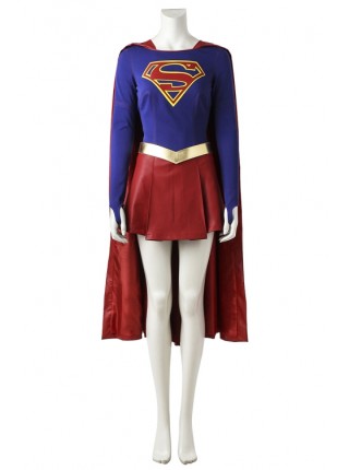 Supergirl Kara Zor-El Skirt Set Halloween Cosplay Costume