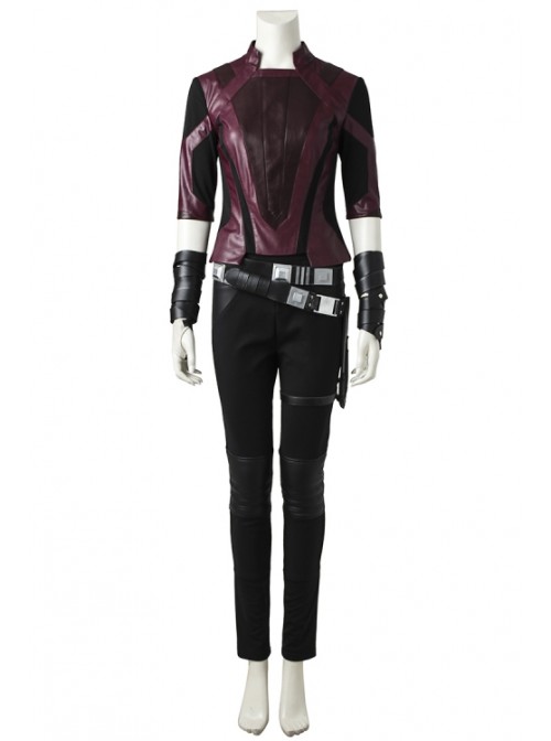 Guardians of the Galaxy Vol. 2 Gamora Short Set Halloween Cosplay Costume